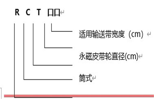 永磁滚筒,RCT系列永磁滚筒