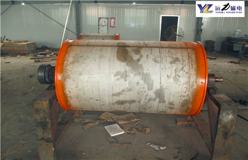 永磁滚筒，甘肃强磁永磁滚筒_滚筒磁选机多少钱一台，甘肃强磁永磁滚筒工作原理