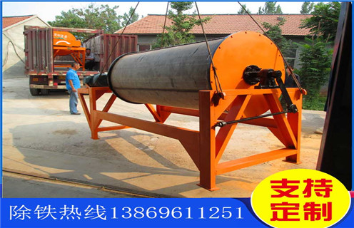 永磁筒式磁选机，江苏永磁筒式磁选机批发_远力江苏永磁筒式磁选机批发生产厂家的结构磁场分布图