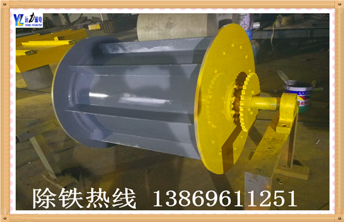 强磁除铁滚筒，广西强磁除铁滚筒_黑龙江强磁永磁滚筒结构图多少钱一台，广西强磁除铁滚筒结构图磁块安装内部结构图 