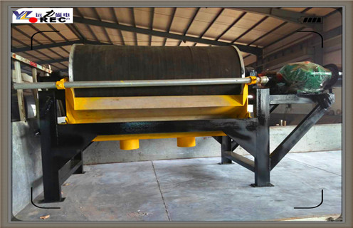 永磁磁选机，江西永磁磁选机机规格标识_远力江西永磁磁选机机规格标识的结构磁场分布图