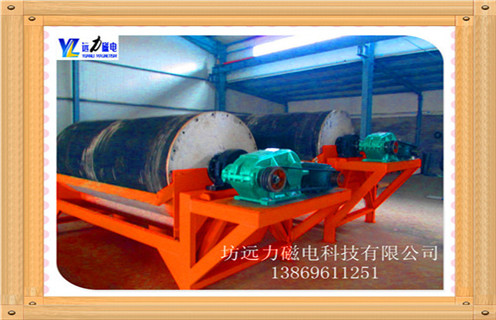 干粉永磁筒式磁选机，湖北干粉永磁筒式磁选机_远力湖北干粉永磁筒式磁选机怎么调整优缺点的结构磁场分布图