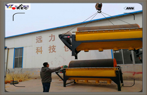 永磁筒式磁选机，江苏CTB-1030系列永磁筒式磁选机_江苏CTB-1030系列永磁筒式磁选机分选粒度如何选铁参数规格一般是多少_生产厂家 